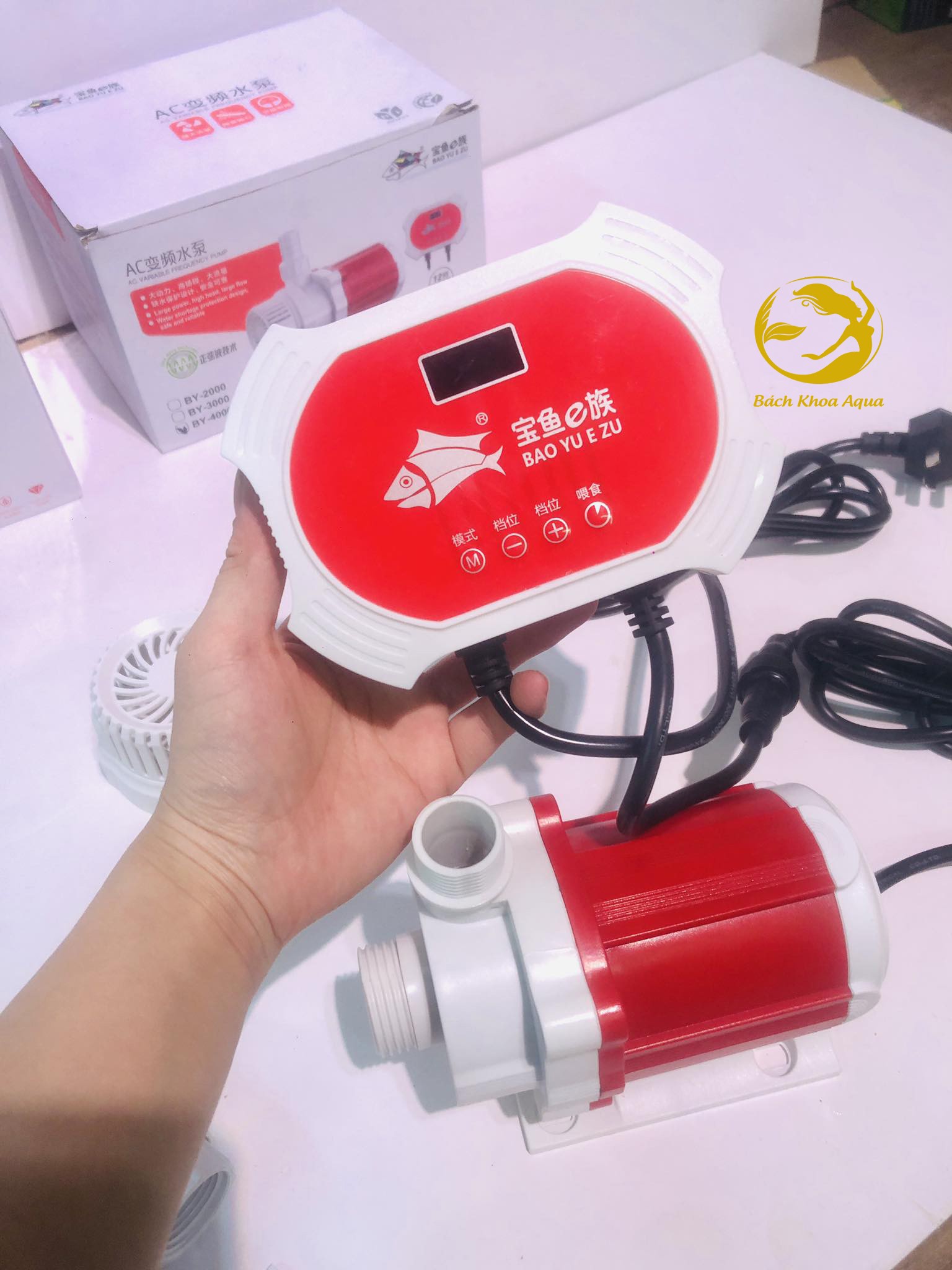 Máy bơm bể cá Baoyu có bảng điều khiển BY-2000 / BY-3000 / BY-4000 / BY-6000 / BY-9000 / BY-12000